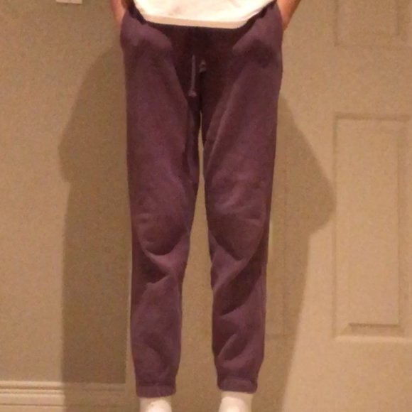 Aritzia Purple Boyfriend Sweatpants - Picture 5 of 6